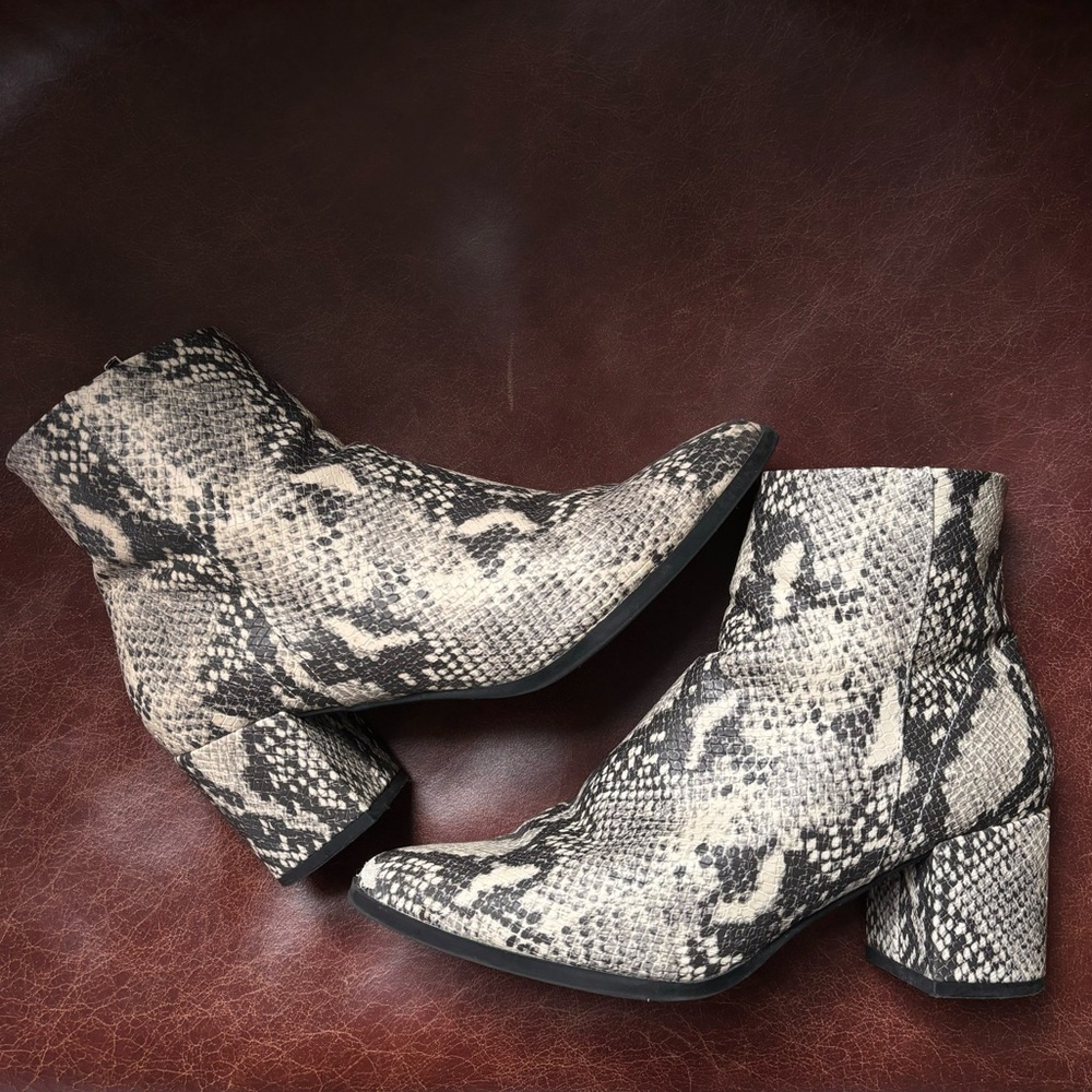Madden Girl Snakeskin booties
